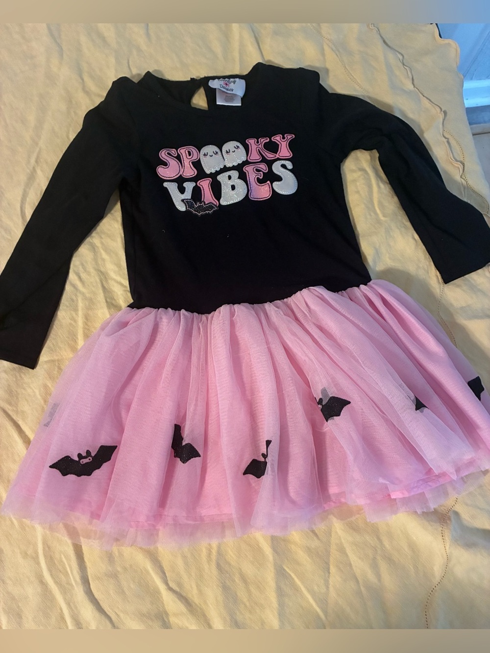 Spooky Vibes Girl’s 6 Tulle Halloween Dress